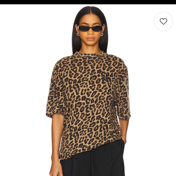 Anine Bing Animal Print Top - Brown and Black - Picture 1 of 9